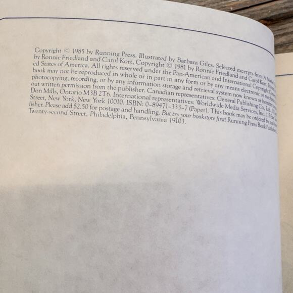 Vintage 1985 A Mother’s Journal: A Keepsake For Thoughts And Dreams, New - Picture 12 of 12